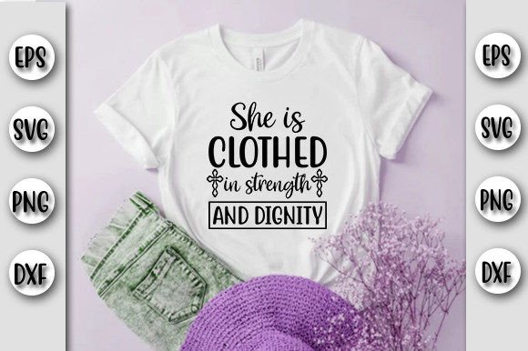 Christian Jesus SVG She is Graphics & T-Shirt Designs