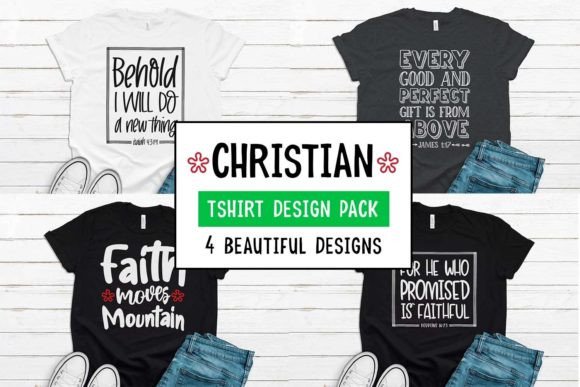 Christian TShirt Design Pack: Graphics & Designs
