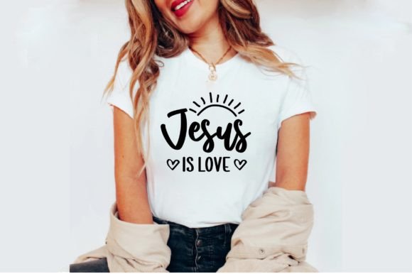 Jesus is Love T-Shirt Design Graphics Review